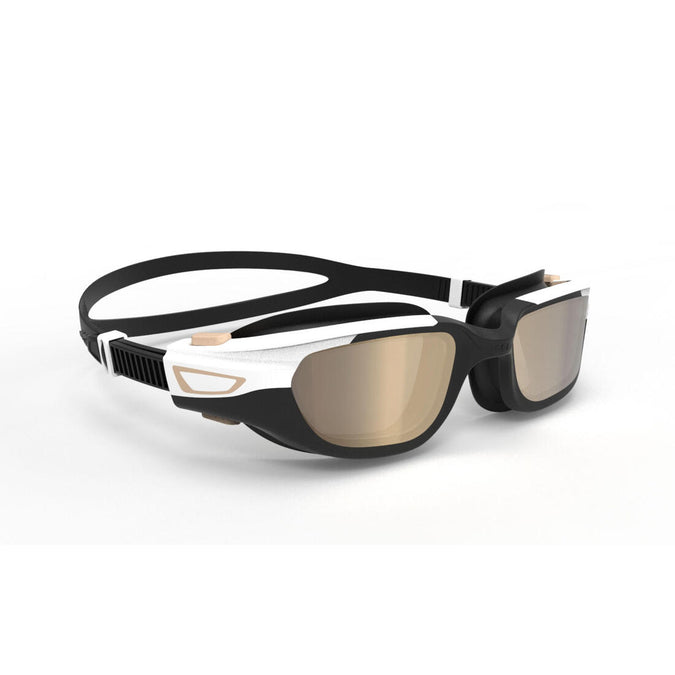 Swimming SPIRIT goggles - Mirror lenses - Large - Black beige white, photo 2 of 1