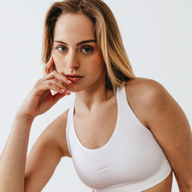 Women's Seamless Muscle Back Medium-Support Sports Bra, photo 7 of 6