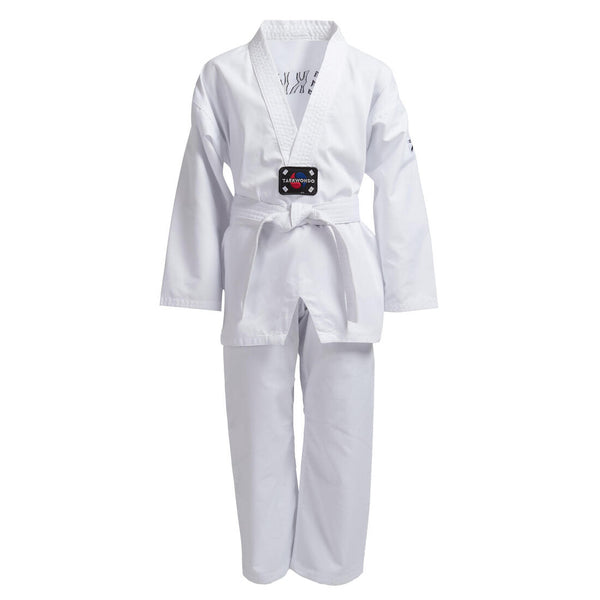 100 Kids Taekwondo Dobok Uniform White Decathlon KSA