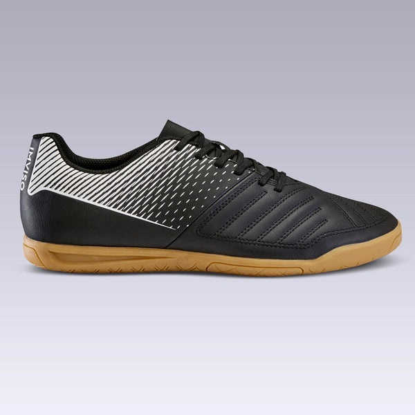 Black and gold 'indoor clearance soccer shoes