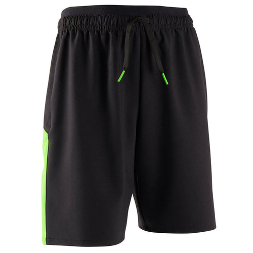 





F520 Kids' Football Shorts - Black/Neon