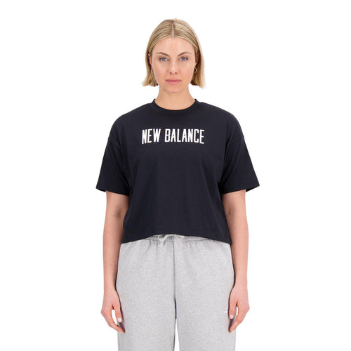 





NEW BALANCE women Relentless Heathertech Cropped T-Shirt
