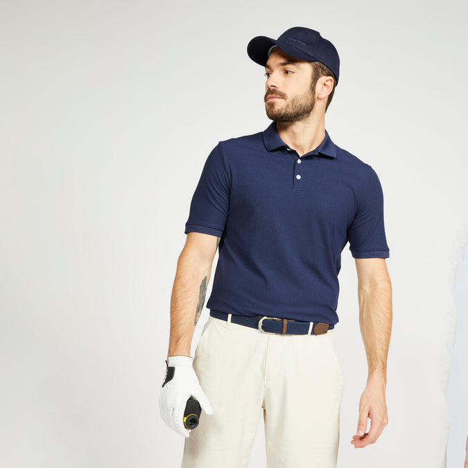 





Men's golf short-sleeved polo shirt - WW500 navy blue, photo 1 of 6