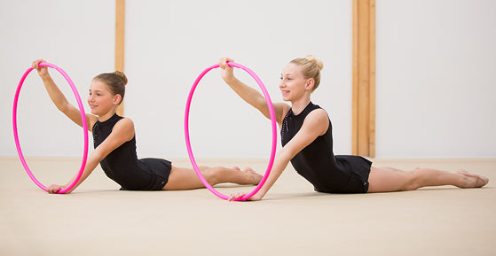 DOMYOS Rhythmic Gymnastics (RG) Rope, Fluo Coral Pink