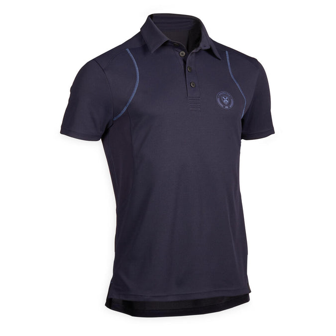 





Men's Short-Sleeved Horse Riding Mesh Polo - Navy Blue, photo 1 of 7