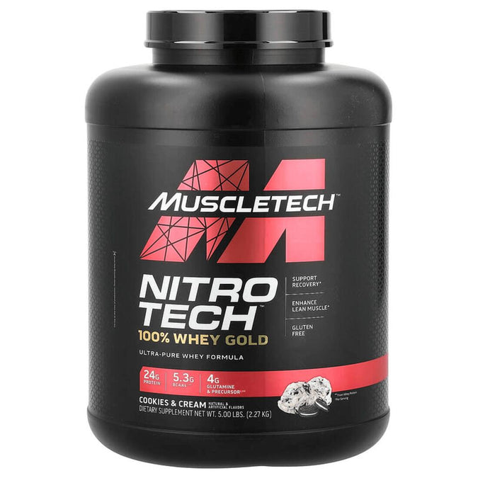 





muscletech nitrotech 100% whey gold Cookies and cream 5lb - (Pick up Only), photo 1 of 1