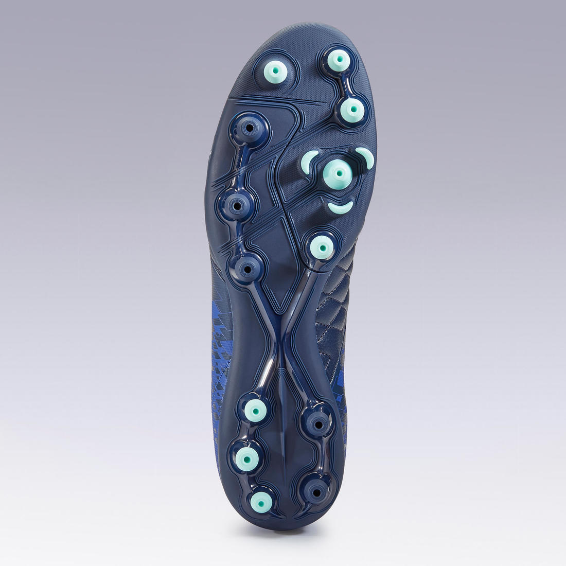 Adult Mixed Ground Football Boots Agility 500 - Dark Blue