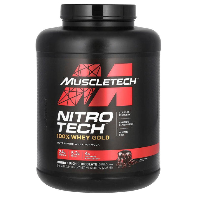 





Muscletech nitrotech 100% whey gold double rich chocolate 5lb (Pick up only), photo 1 of 1