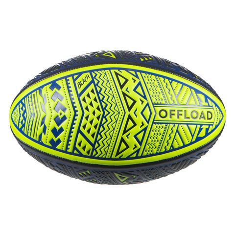 





Beach Rugby Ball R100 Size 4 - Maori Blue/Yellow