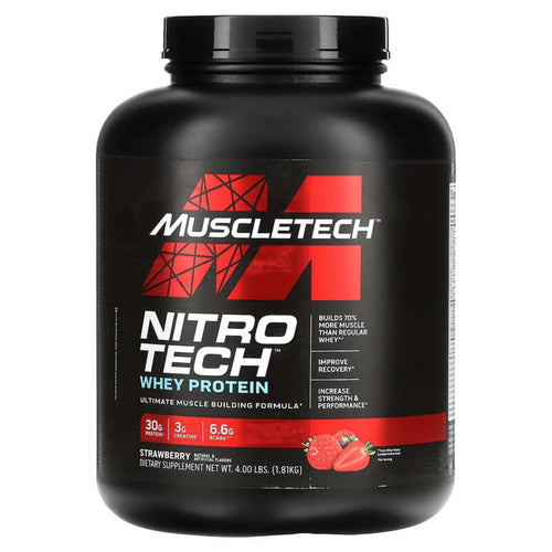 





muscletech nitrotech whey protein cookies & cream 4lb-No Delivery - Pick up Only