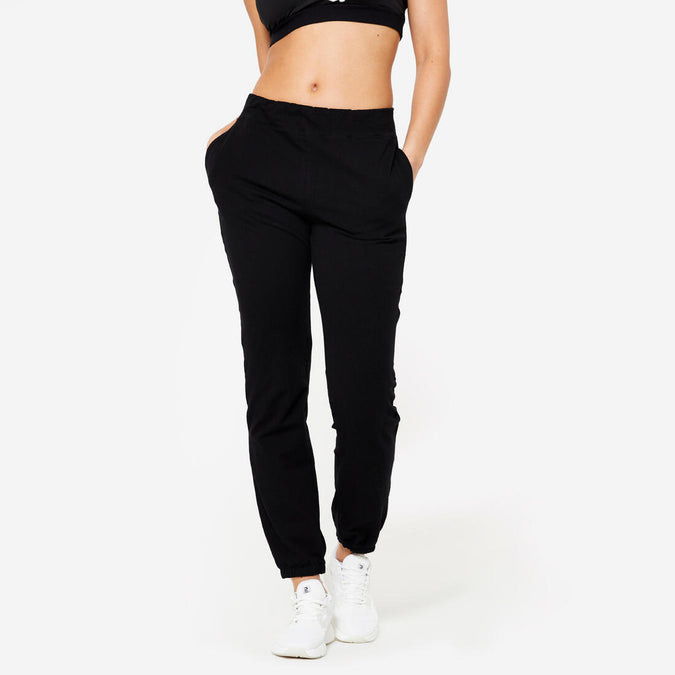 





Women's Fitness Sweatpants Black - 100 Series, photo 1 of 6