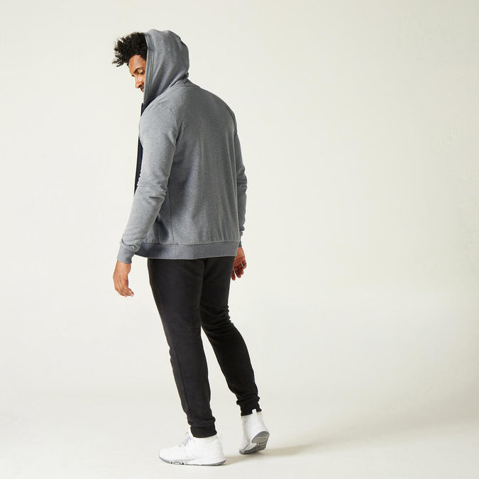 





Men's Zip-Up Fitness Hoodie 100 - Grey, photo 1 of 8