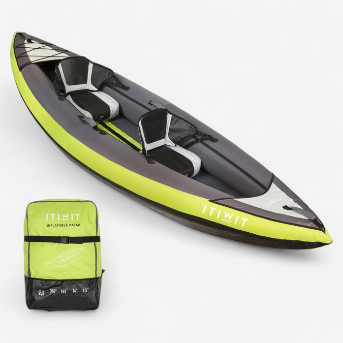 





100 1/2 PERSON TOURING INFLATABLE KAYAK - GREEN, photo 1 of 18