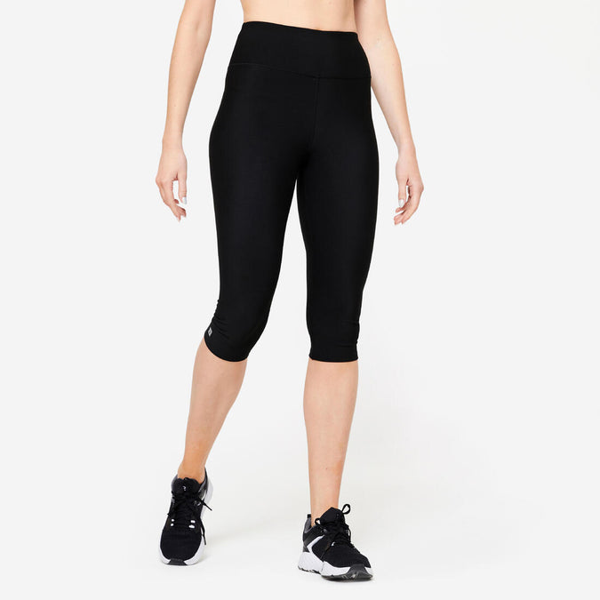 





Women's Cropped Leggings Black - Knee-Height Crop, photo 1 of 5