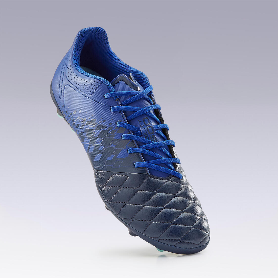 Adult Mixed Ground Football Boots Agility 500 - Dark Blue