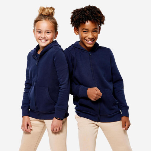 





Kids' Zip-Up Sweatshirt - Navy Blue