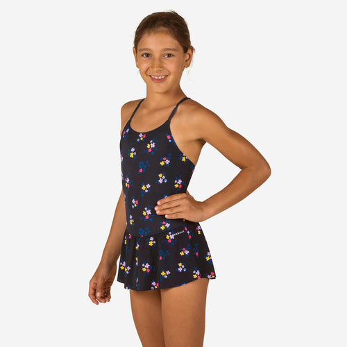 





Lila All Oto 100 Girls Swimming One-Piece Swimsuit/Skirt