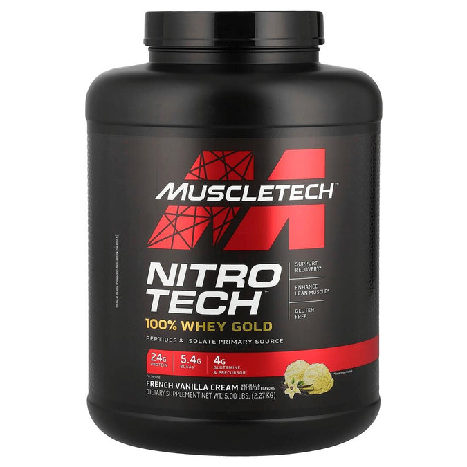 





muscletech nitrotech 100% whey gold french vanilla cream 5lb - (Pick up Only ), photo 1 of 1