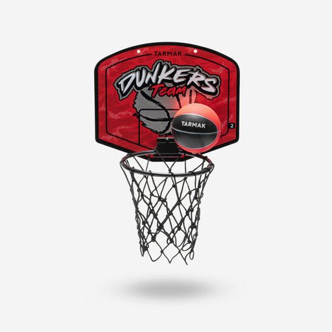 





Kids'/Adult Mini Basketball Hoop SK100 Dunkers - Red/Silver