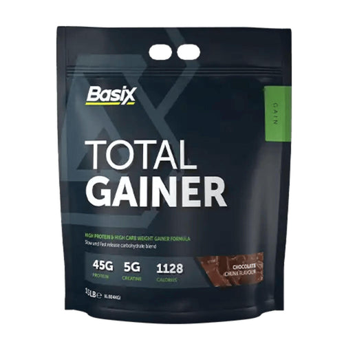 





basix total gainer chocolate 15lb (Pick up only - No Delivery)