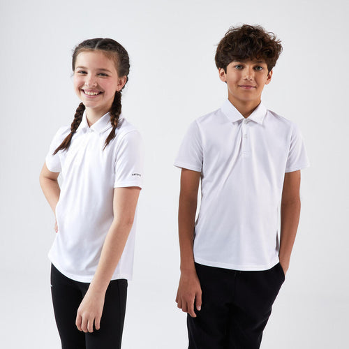 





Kids' Tennis Polo TPO100 - White