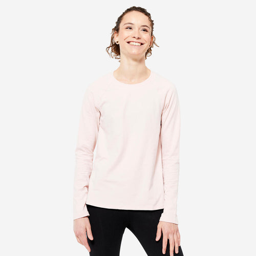 





Women's Long-Sleeved Fitness T-Shirt 500