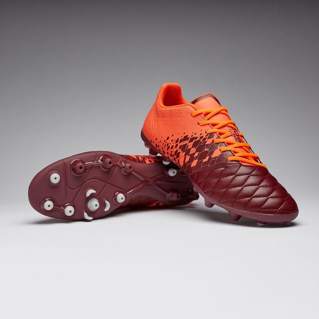 Adult Mixed Ground Football Boots Agility 500 - Dark Blue