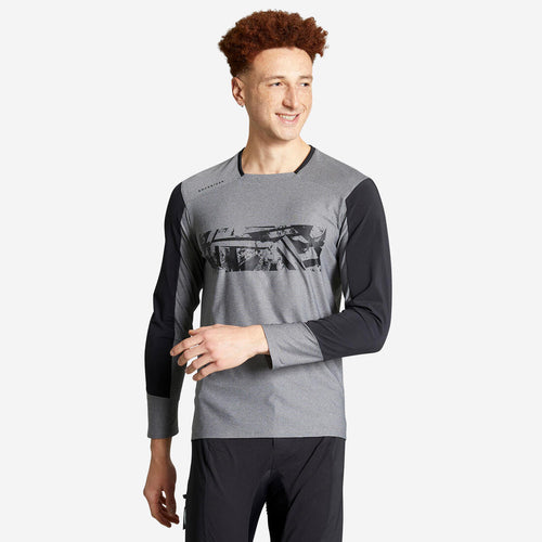 





Long-Sleeved Mountain Biking Jersey EXPL 100