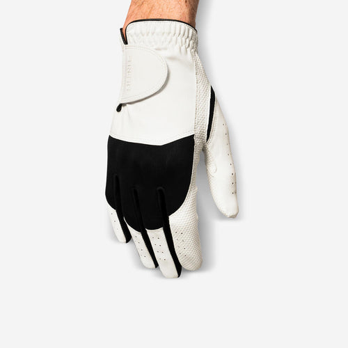 





Men’s golf glove left handed, 100 white and black