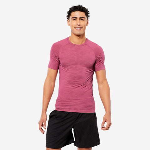 





Men's Breathable Short-Sleeved Crew Neck Weight Training Compression T-Shirt