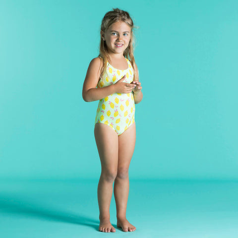 





Baby Girls' 1-Piece Swimsuit - Pink Flower Print