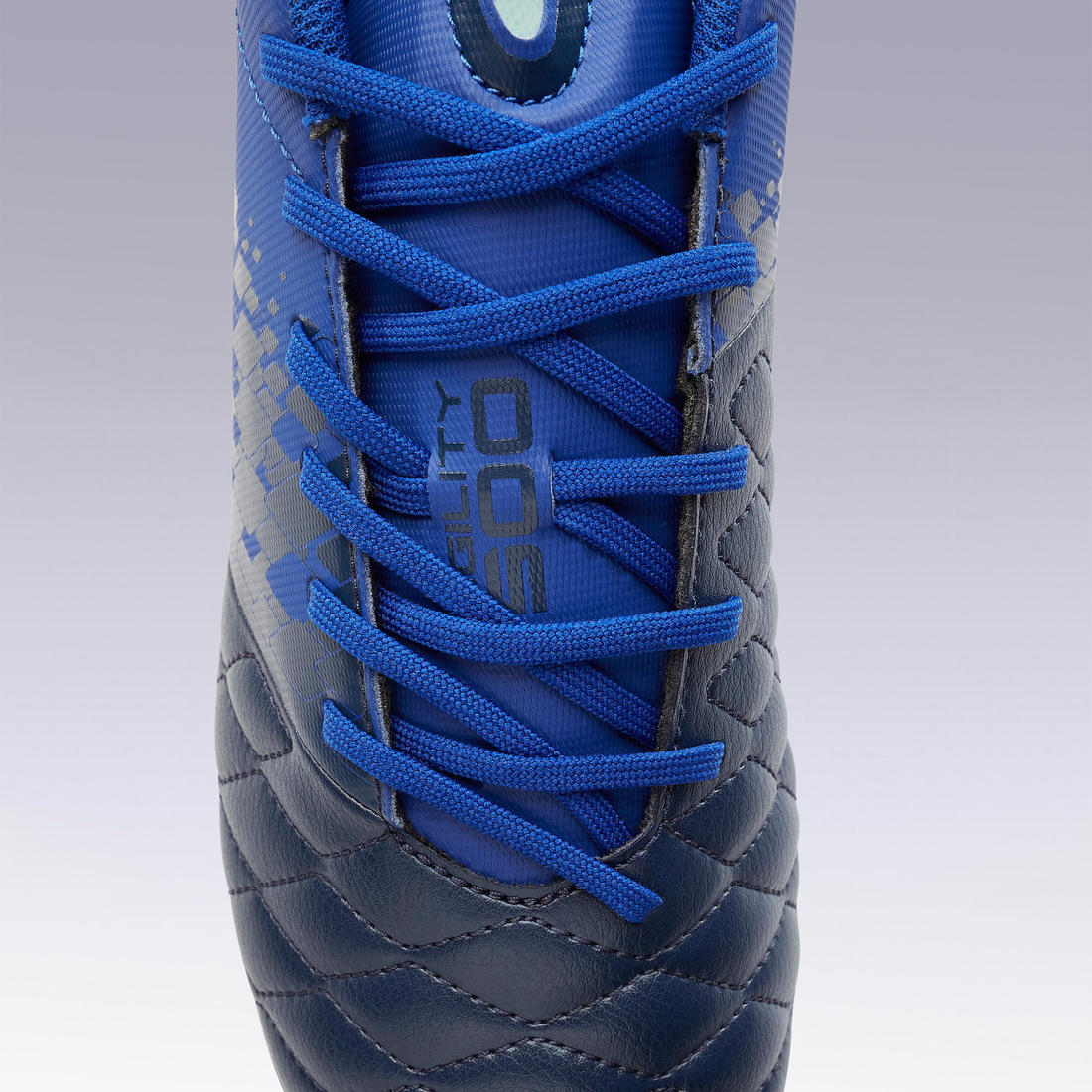 Adult Mixed Ground Football Boots Agility 500 - Dark Blue