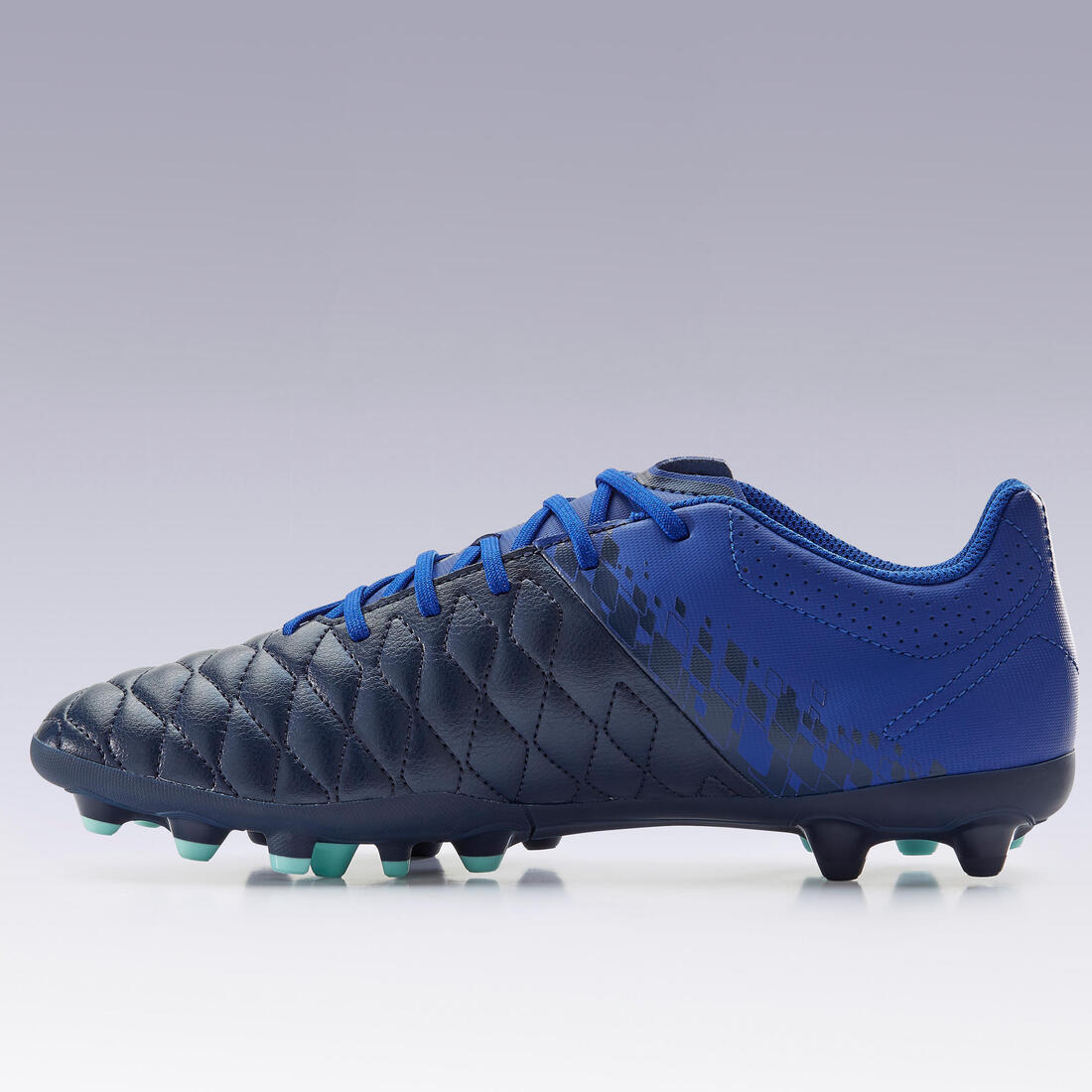 Adult Mixed Ground Football Boots Agility 500 - Dark Blue