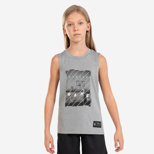 





Kids' Sleeveless Basketball Jersey TS500 Fast