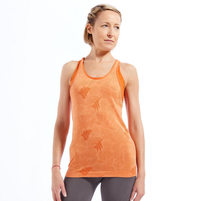 





Women's Jacquard Seamless Dynamic Yoga Tank Top - Orange, photo 1 of 8