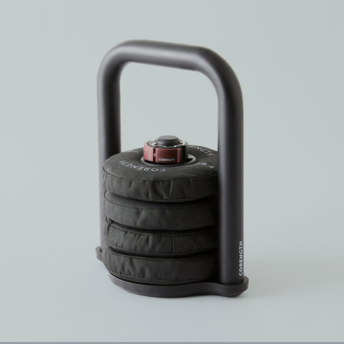 Kettlebell 24Kg Cast Iron & Rubber Base Weight Fitness Home Gym Corength