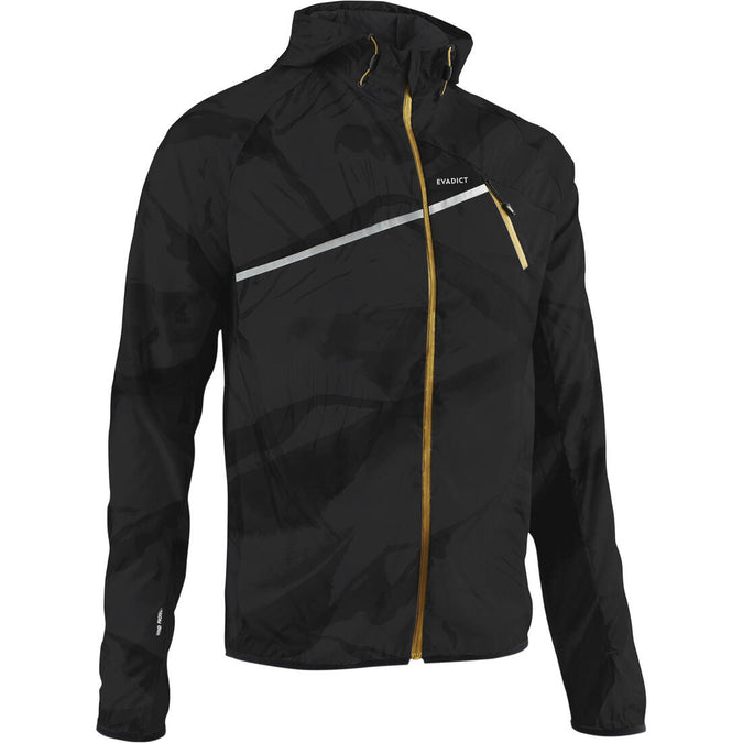 





MEN'S TRAIL RUNNING LONG-SLEEVED WINDPROOF JACKET- GRAPH GREY/BLACK, photo 1 of 10