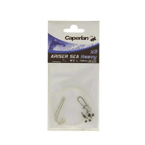 





Fishing Surfcasting Ariser Sea Heavy Leader Set x3 Hook N°2