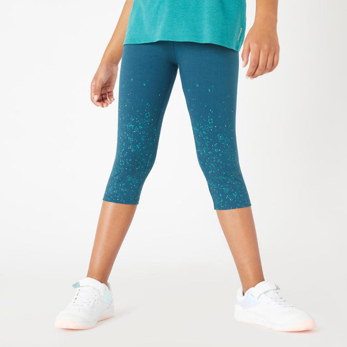 





Girls' Breathable Cotton Cropped Leggings, photo 1 of 4