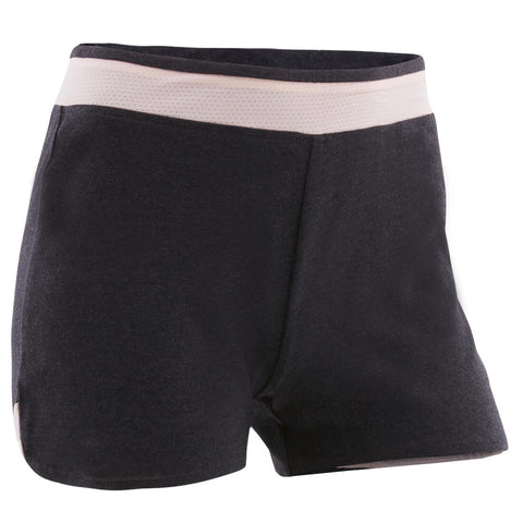 





Girls' Breathable Shorts - Grey/Pink