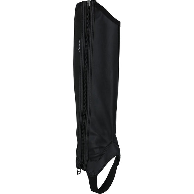 





Kids' Horse Riding Classic Synthetic Half Chaps 140 - Black, photo 1 of 10
