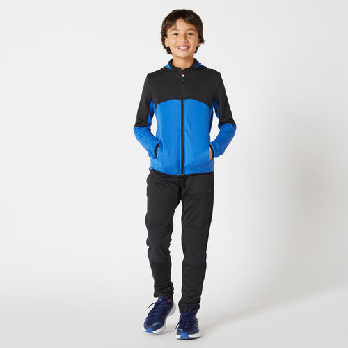 





Kids' Synthetic Breathable Tracksuit S500 - Blue/Black