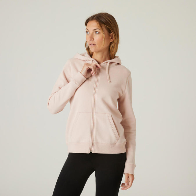 





Women's Zip-Up Fitness Hoodie 500, photo 1 of 6