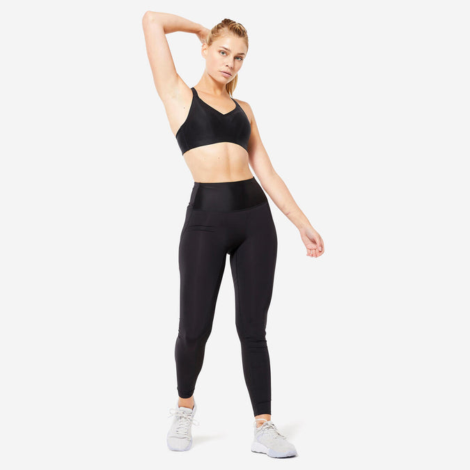 Teenage Girls' Sports And Outdoors Black Suit, Cross-Back Strap Sports Vest  And Compression Pants, High Elasticity, Comfortable, Breathable, Suitable  For Various Sports And Training Activities, Such As Cycling, Running, Etc.