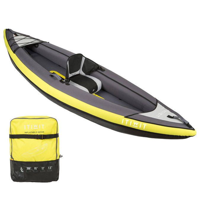





INFLATABLE TOURING KAYAK 1 PLACE YELLOW, photo 1 of 29