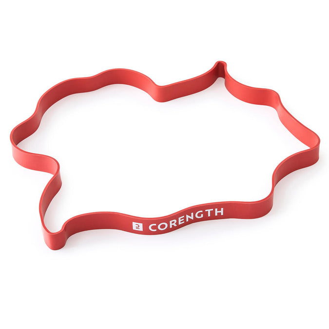 Weight Training Elastic Band 45 kg - Red - Decathlon