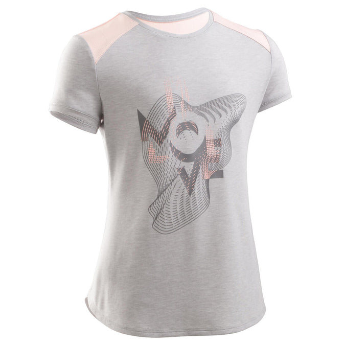 





Girls' Breathable T-Shirt - Coral/Print, photo 1 of 5