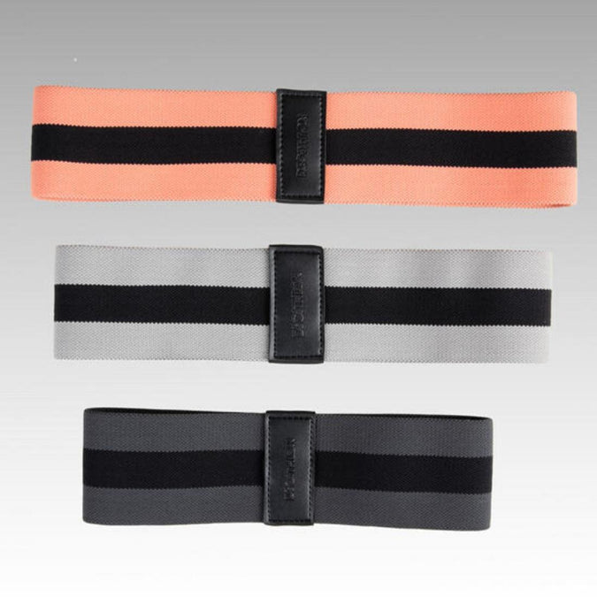 Strength Training Resistance Band Glute Band Hard Decathlon KSA