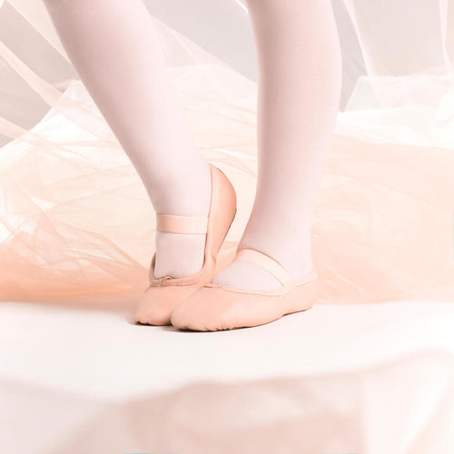 Ballet Split-Sole Demi-Pointe Shoes - Pink - Bisque - Starever