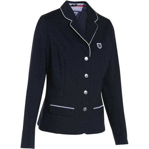 





Women's Competition Horse Riding Jacket 100 - Navy